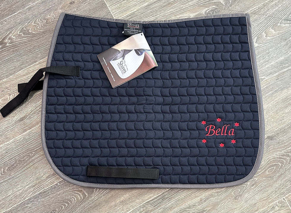 Embroidered Saddle Pad
