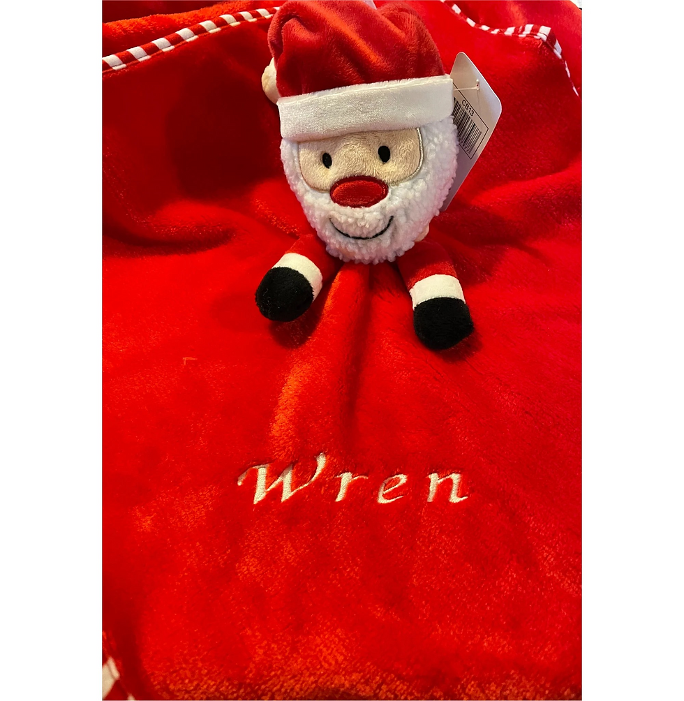 Thumbnail: Personalised Baby Christmas Comforter