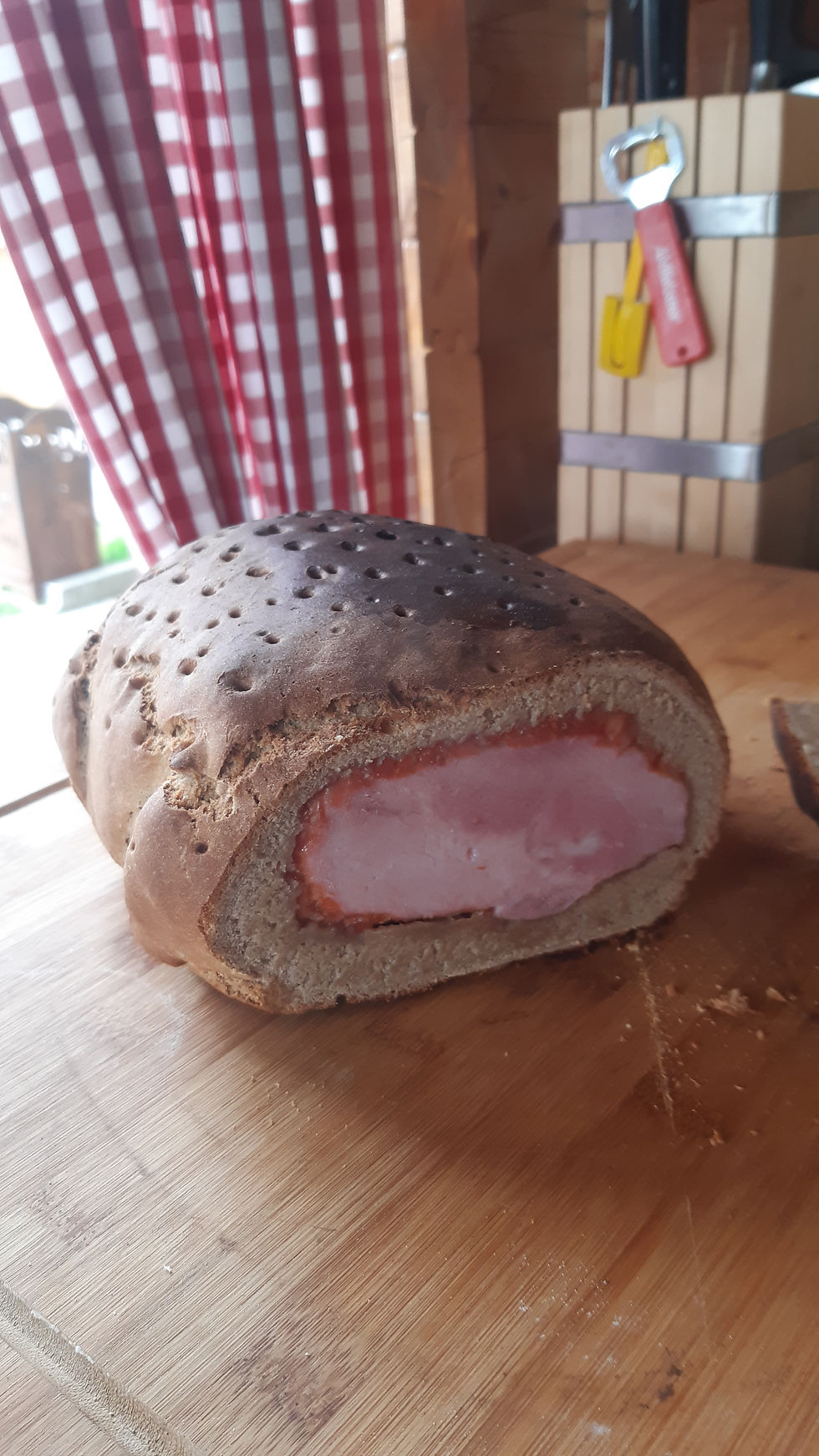 Schinken im Brotteig