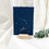 Thumbnail: 12 Constellation navy deckle edge table numbers