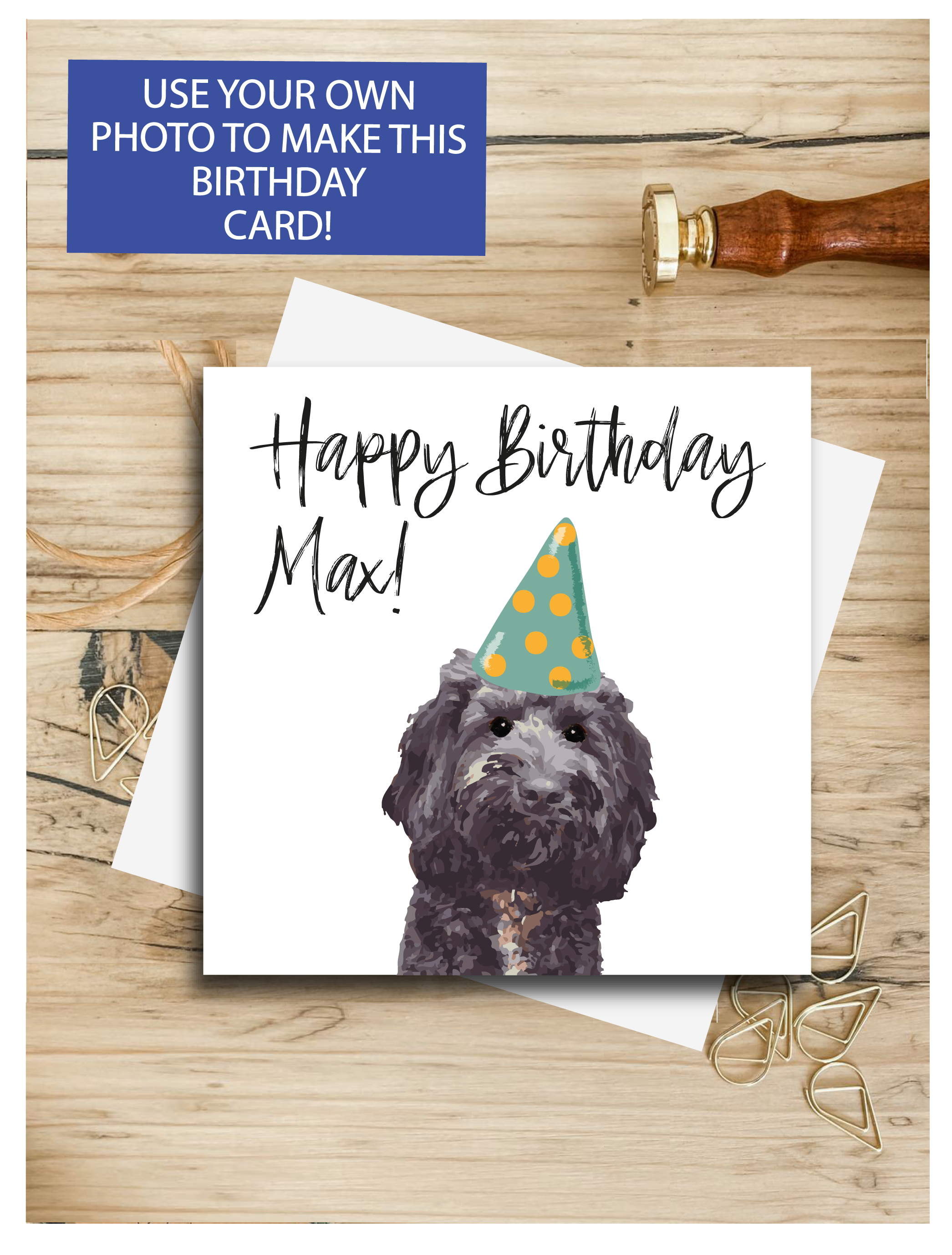 Personalised Dog Birthday Card