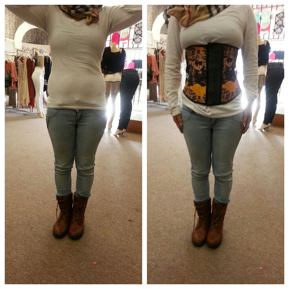 Thumbnail: Waist trainer print Short Torso