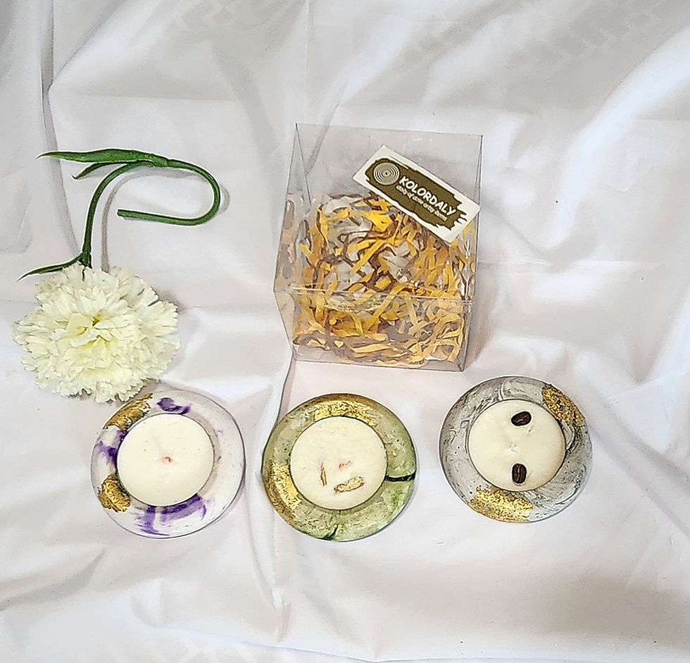 Thumbnail: Spa vibes Scented soy wax candle