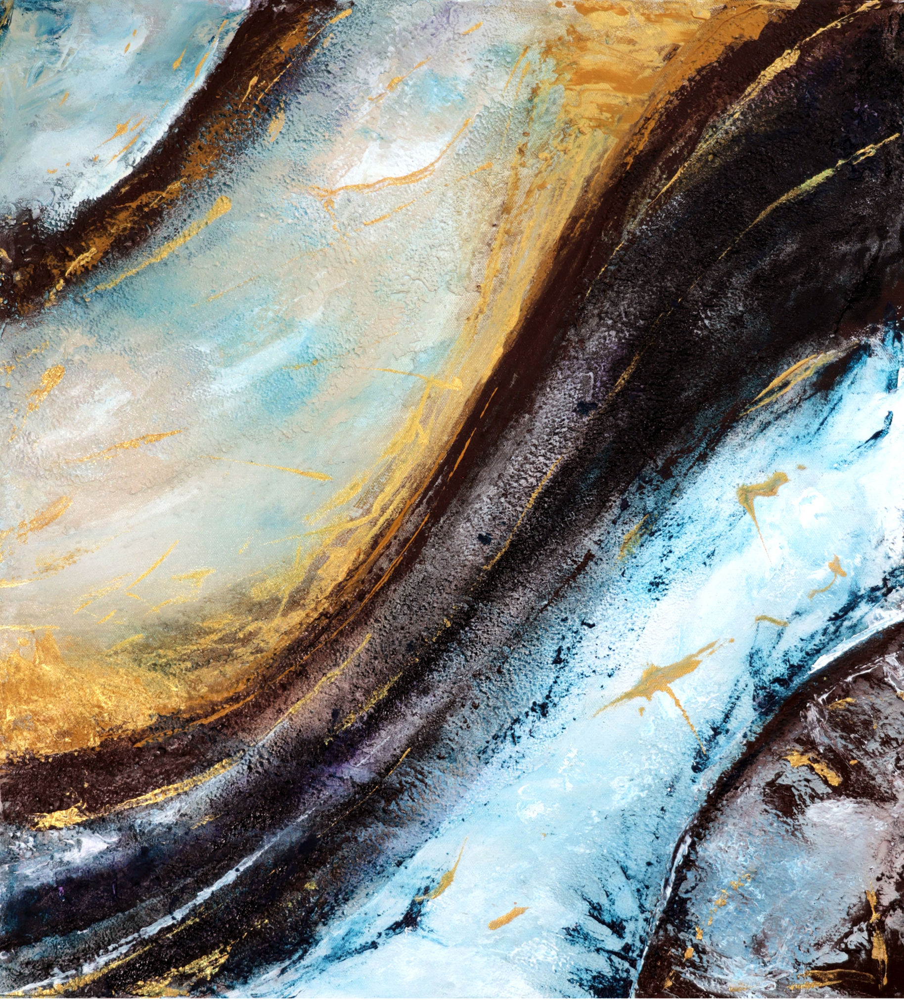 Cosmic Dance - Texture modern art