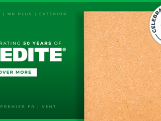 50 years of making ideas real: MEDITE SMARTPLY celebrates MDF manufacturing excellence