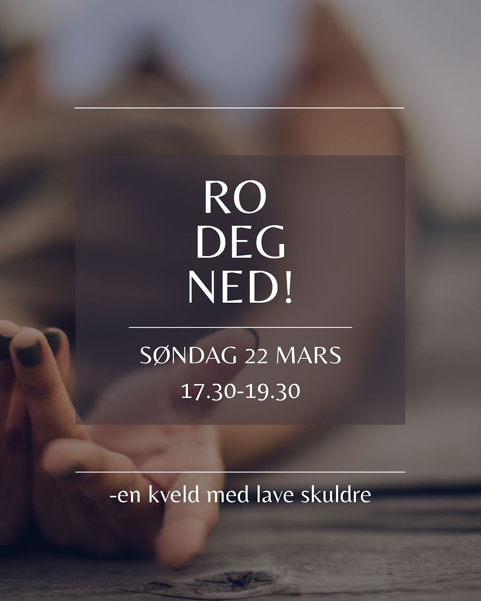 Ro deg ned!