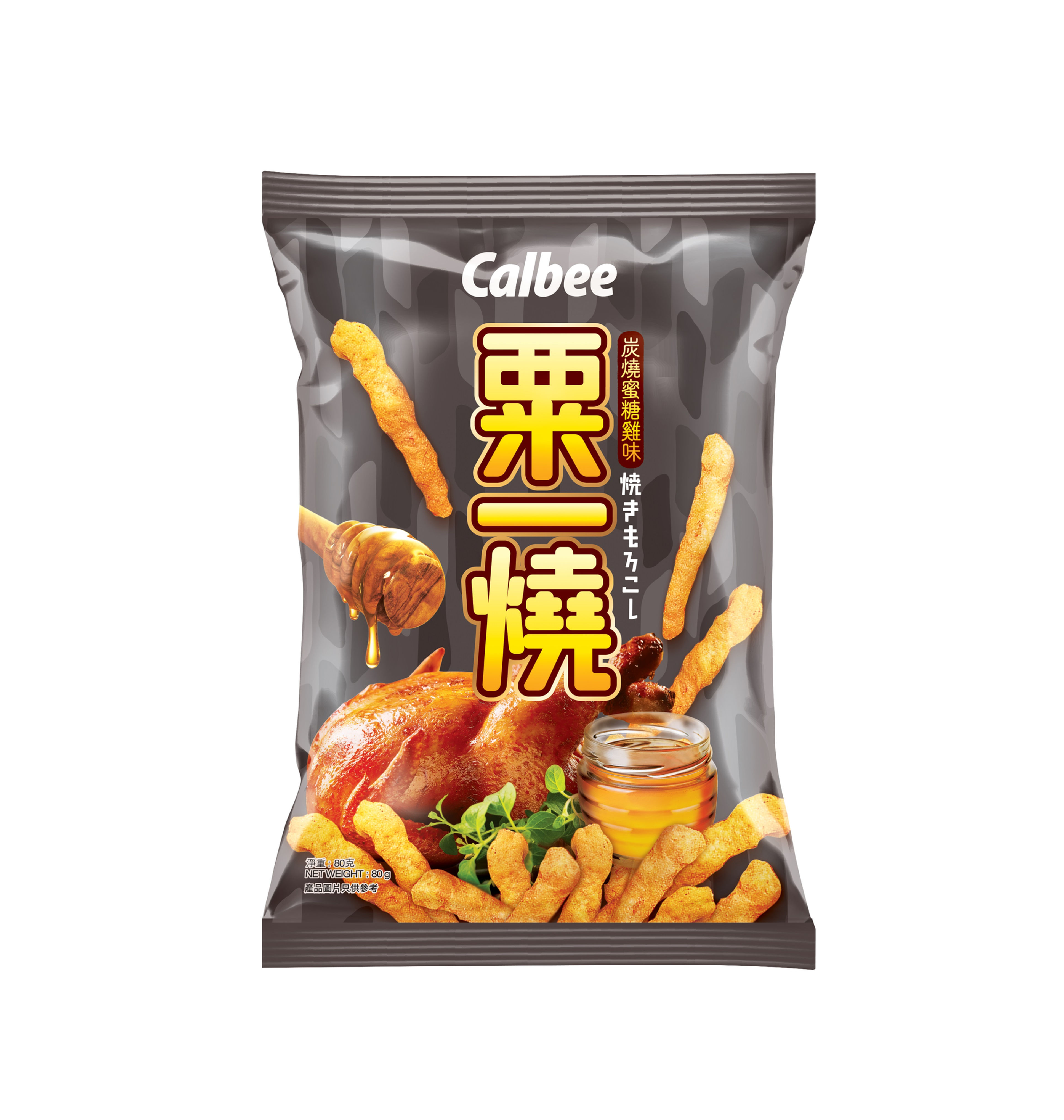 Calbee Roasted Honey Chicken 80g 卡樂B 粟一燒 炭燒蜜糖雞味