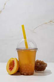 Peach Fruit Tea with Boba 700ml