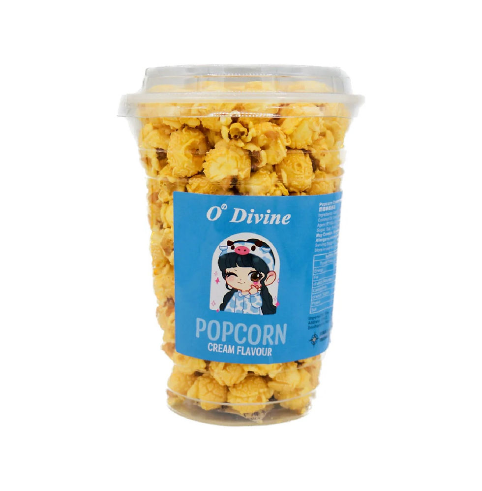 O Divine Popcorn Cream Flavour 128g 家之味爆米花 奶油味