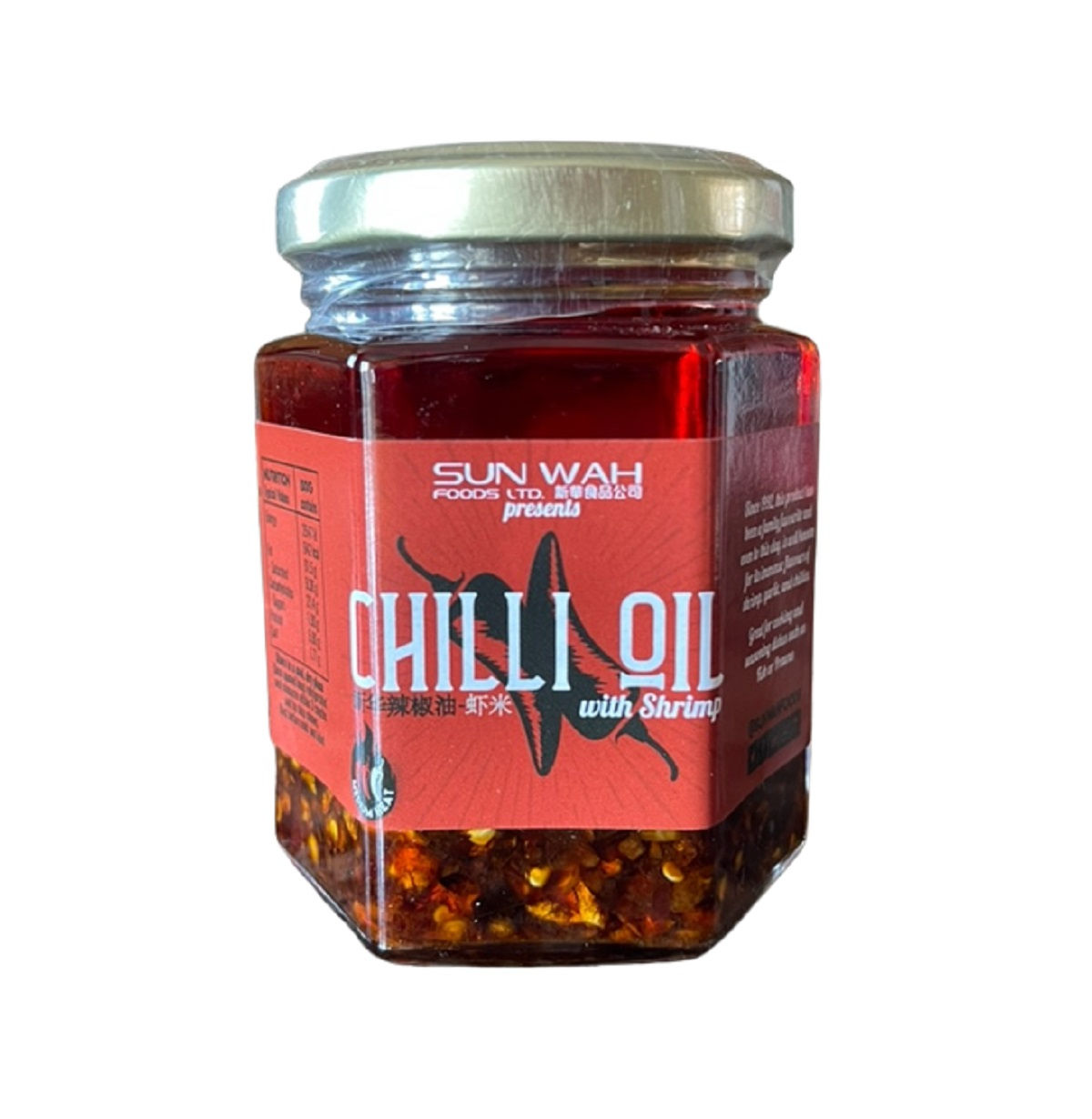 Sun Wah Chilli Oil with Shrimps 180g 新華蝦米辣椒油