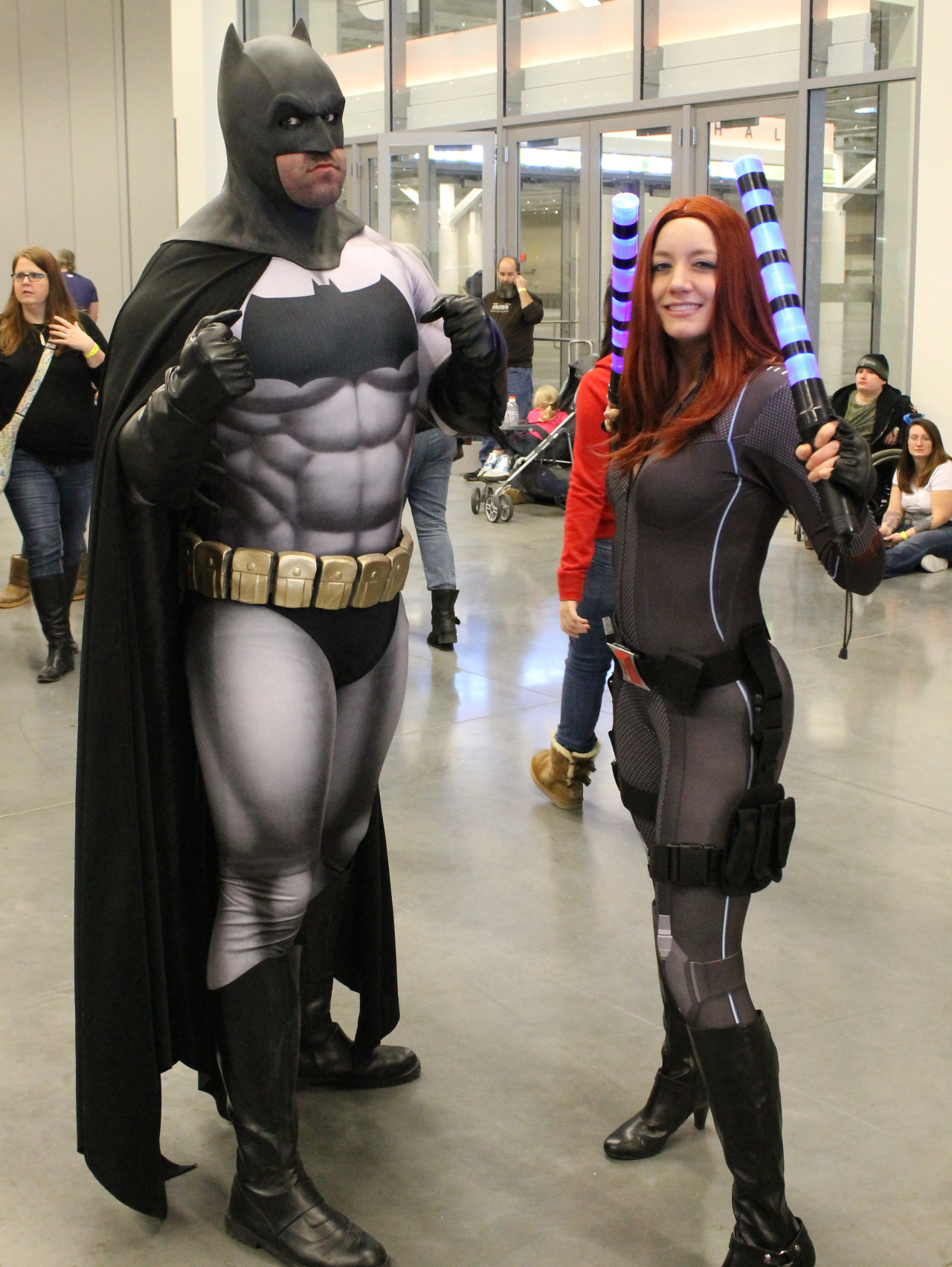 Batman and Black Widow