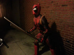 Deadpool Cosplay Sub Dye Costume