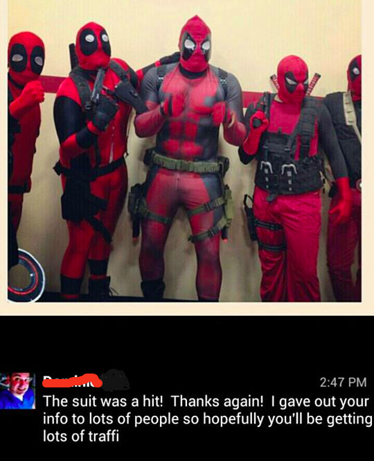 Deadpool testimonial