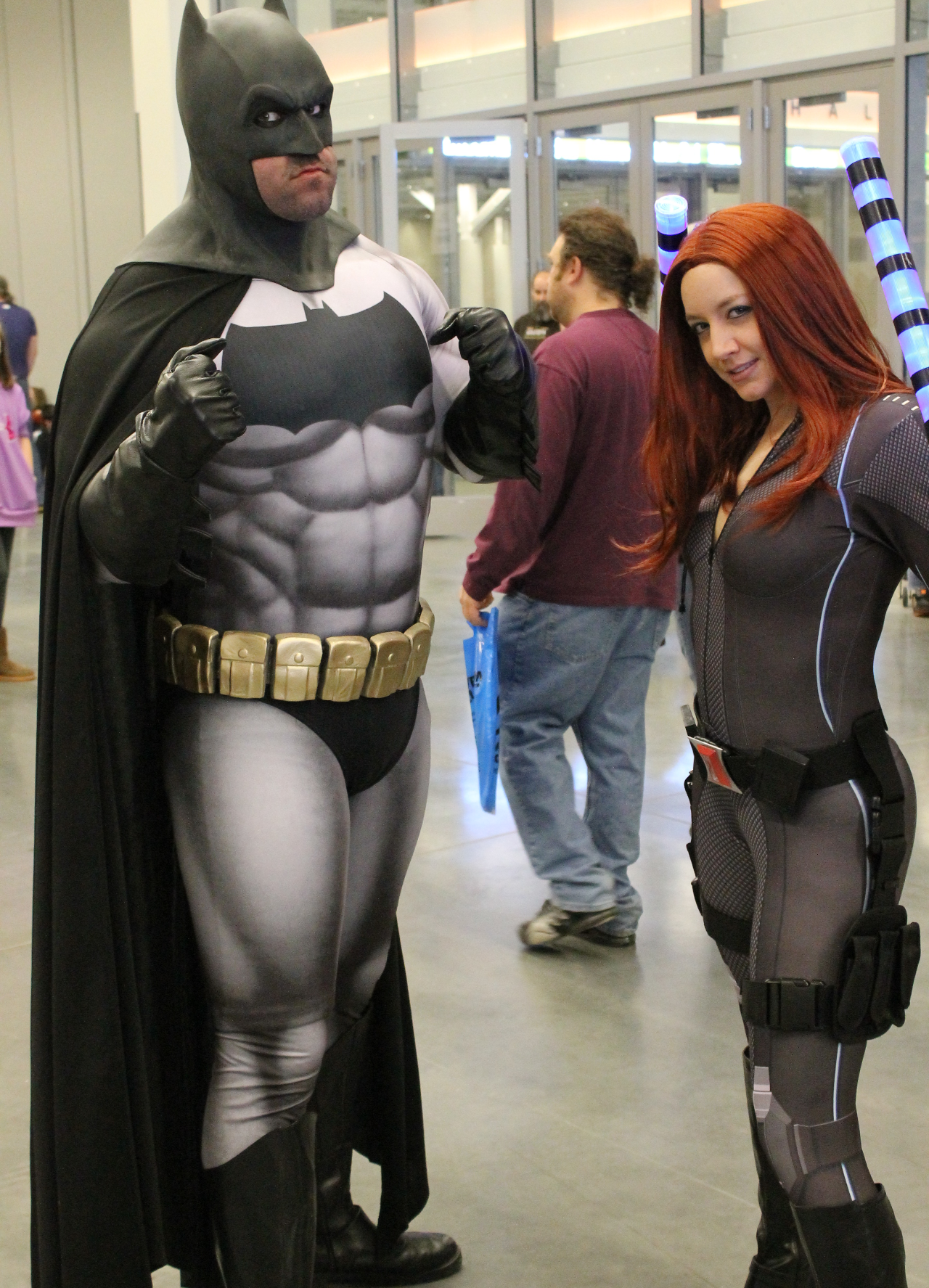 Batman and Black Widow