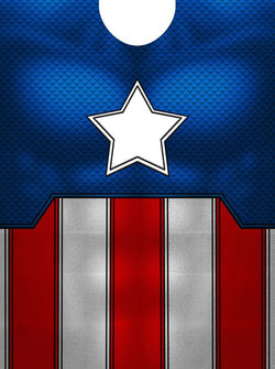 Classic Captain America design print