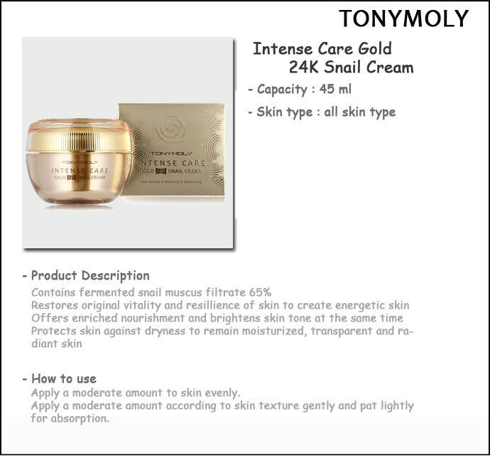 Thumbnail: TONY MOLY Gold 24K Snail Cream