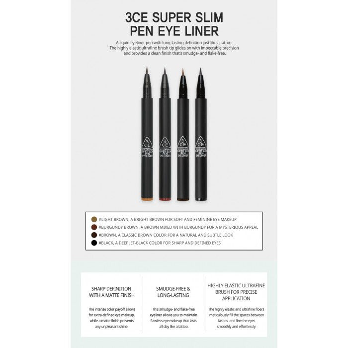Thumbnail: 3CE Super Slim Eyeliner Pen
