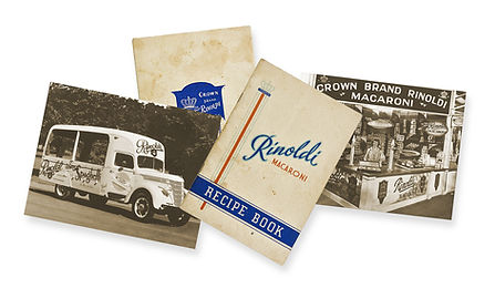 Rinoldi history archival photographs and brochure
