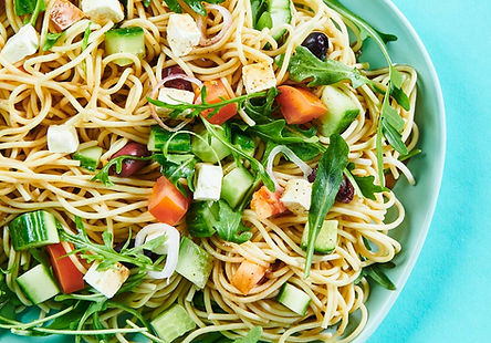 Mediterranean Pasta Salad with Vetta SMART Protein Spaghetti