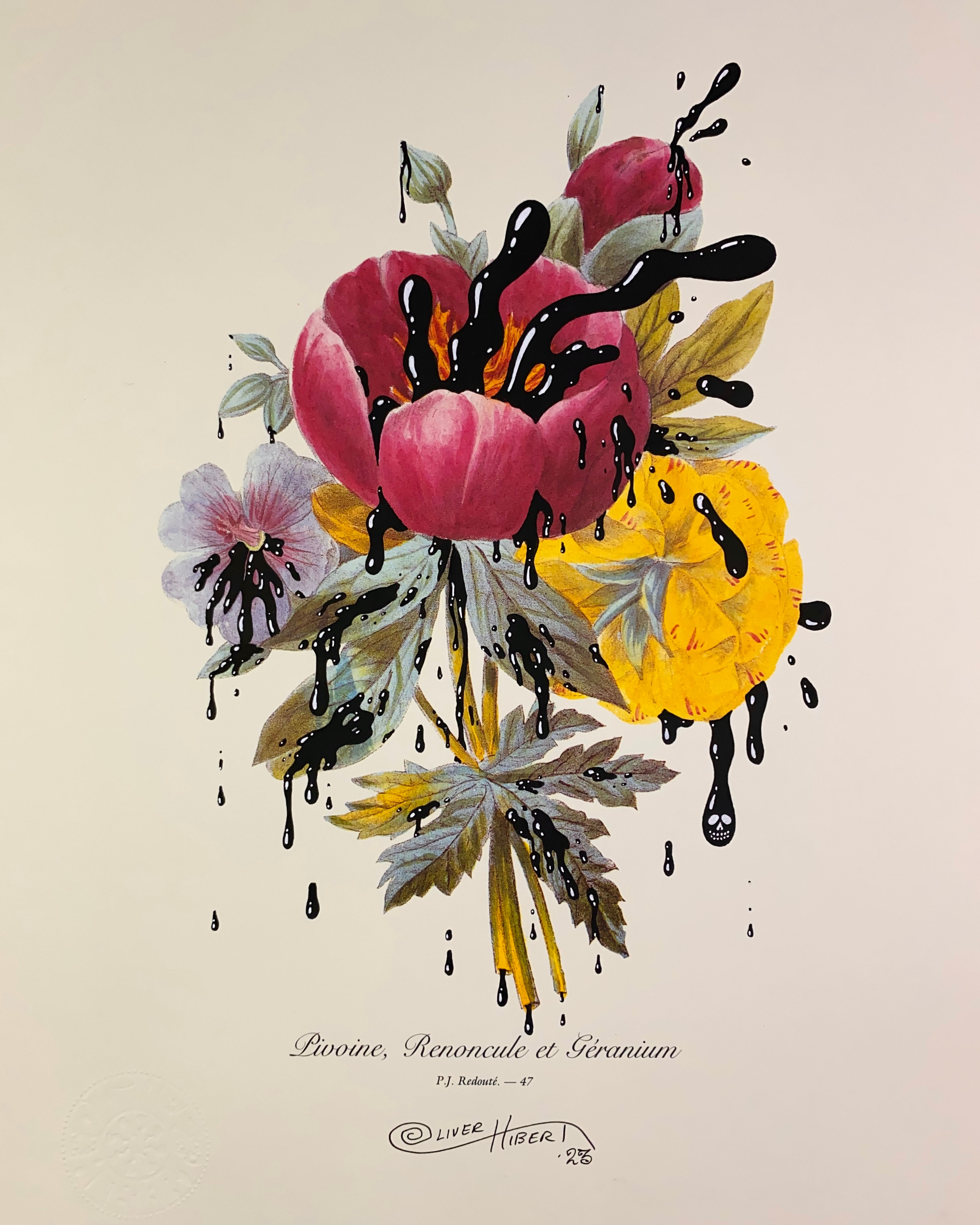 PIVOINE, RENONCULE ET GERANIUM