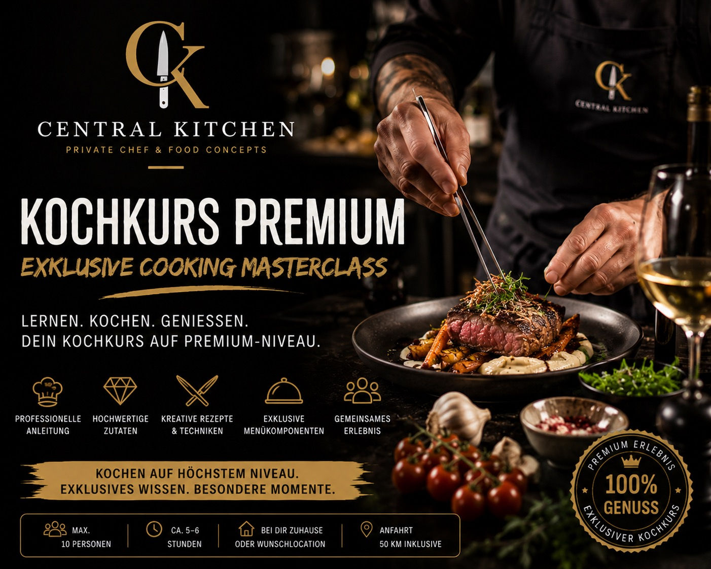 Kochkurs Premium – Exklusive Cooking Masterclass
