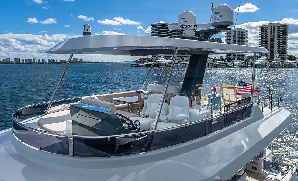 Shaded Flybridge