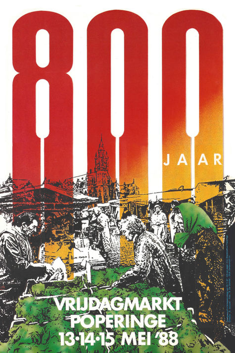 800 jaar Vrijdagmarkt Poperinge - 1988