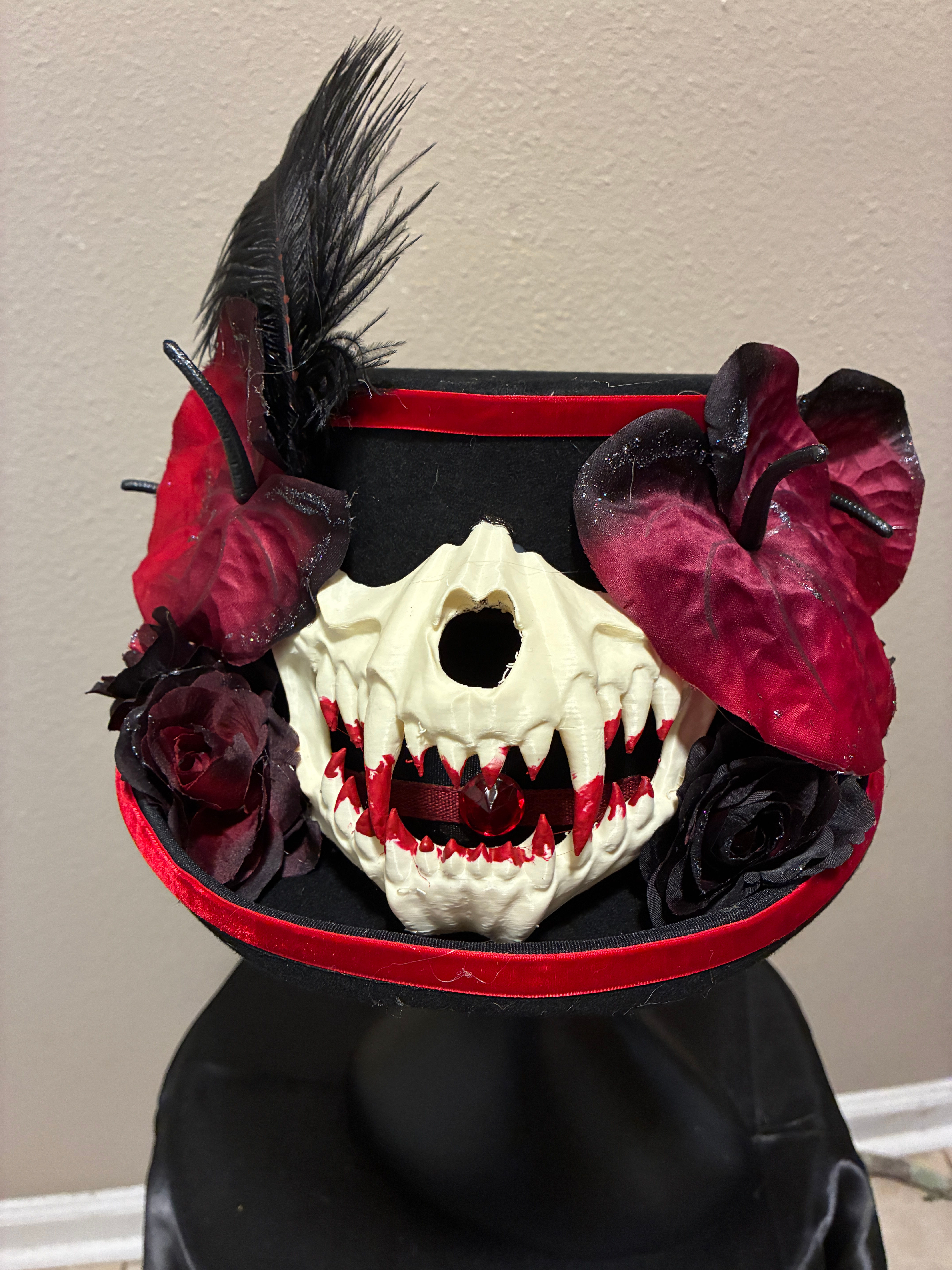 Vampires in Love! Wool Top Hat, Vampire goth