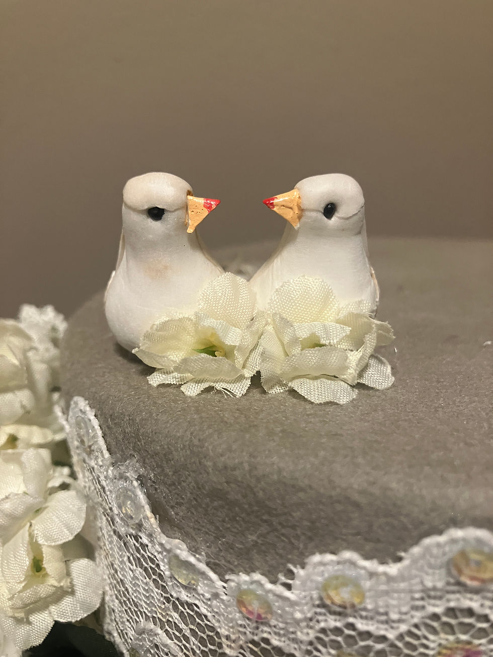 Thumbnail: Six of Staves Dove Gray Top Hat