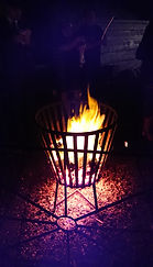 Brazier at Black Country Museum