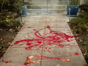 Protestors Vandalize, Disturb Pomona President’s House