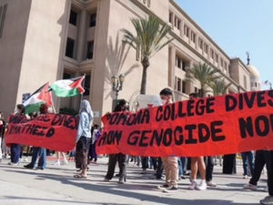 Protests at Pomona Commencement