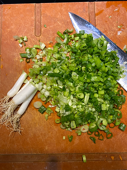 Green onion is common in recipes and provides a nice flavor