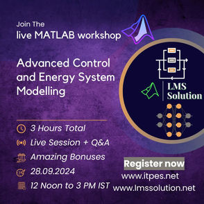 Online MATLAB Workshop: Advanced Control and Energy System Modelling