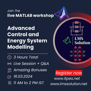 MATLAB Workshop: Advanced Control and Energy System Modelling