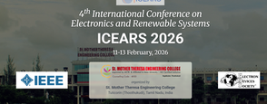 ⚡🌱 4th International Conference on Electronics and Renewable Systems (ICEARS 2026)