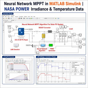 Neural Network MPPT with NASA POWER Irradiance and Temperature Data