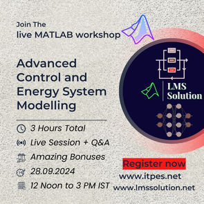 Online MATLAB Workshop: Advanced Control and Energy System Modelling