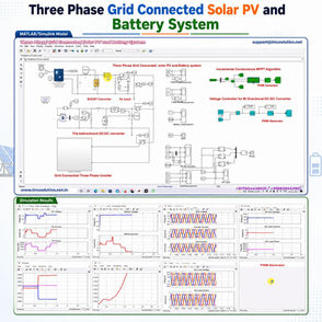 Three Phase Grid Connected Solar PV and Battery System