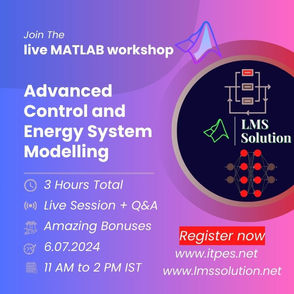 Online MATLAB Workshop: Advanced Control and Energy System Modelling