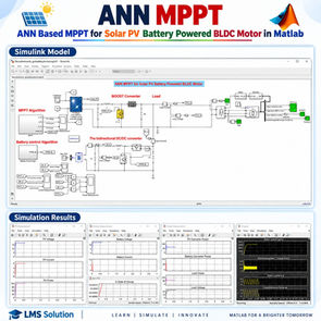 ANN MPPT | ANN Based MPPT for Solar PV Battery Powered BLDC Motor