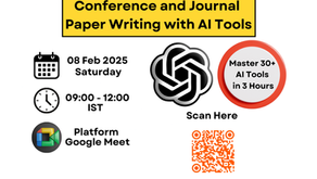 Online Workshop on Conference and journal paper writing with AI tools