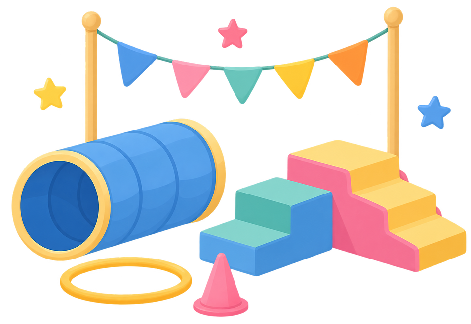 illustration parcours sportif enfant