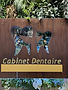 logo cabinet dentaire Dideleng sur mur vegetalisé