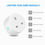 Thumbnail: WIRELESS WIFI REMOTE CONTROL SMART SOCKET POWER PLUG
