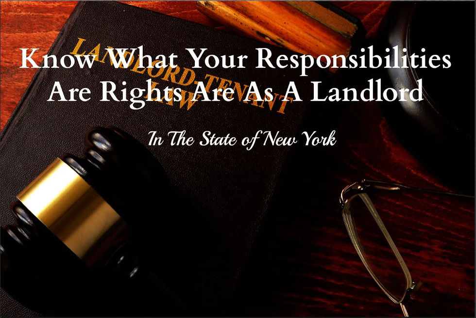 Landlord rights New York