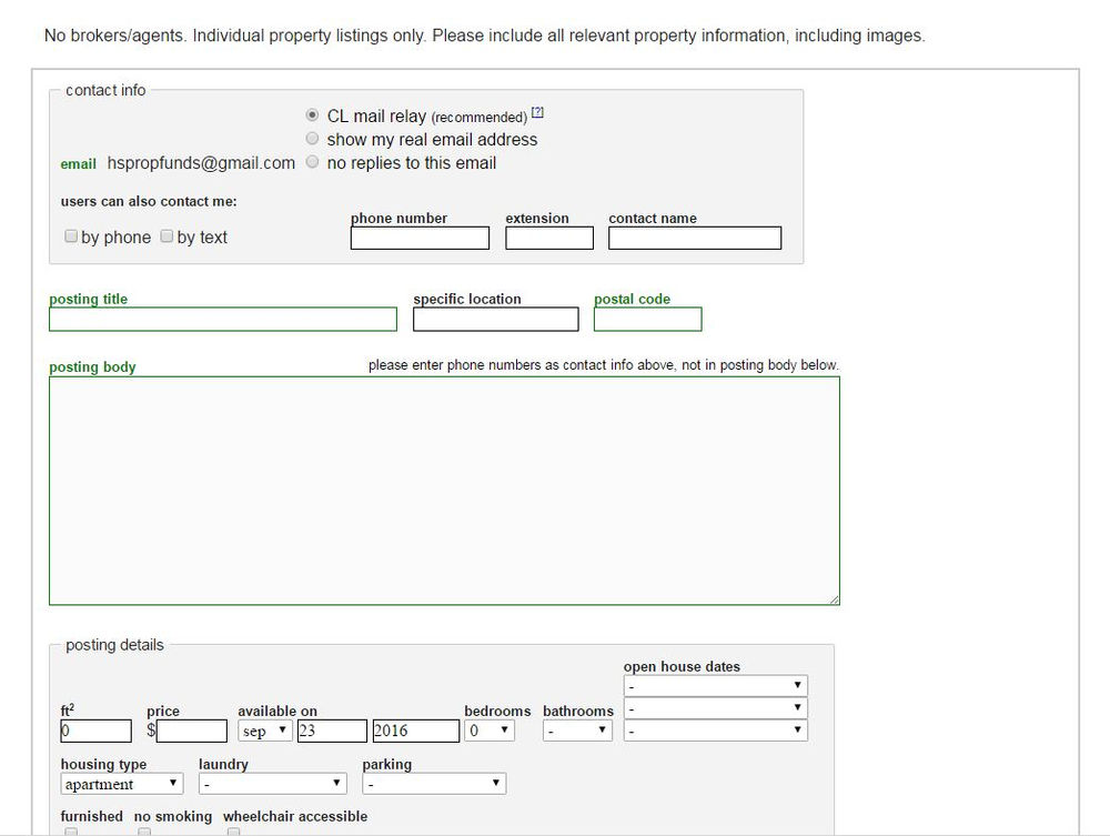 How To Sell Your Syracuse NY House On Craigslist? HS Property Funds