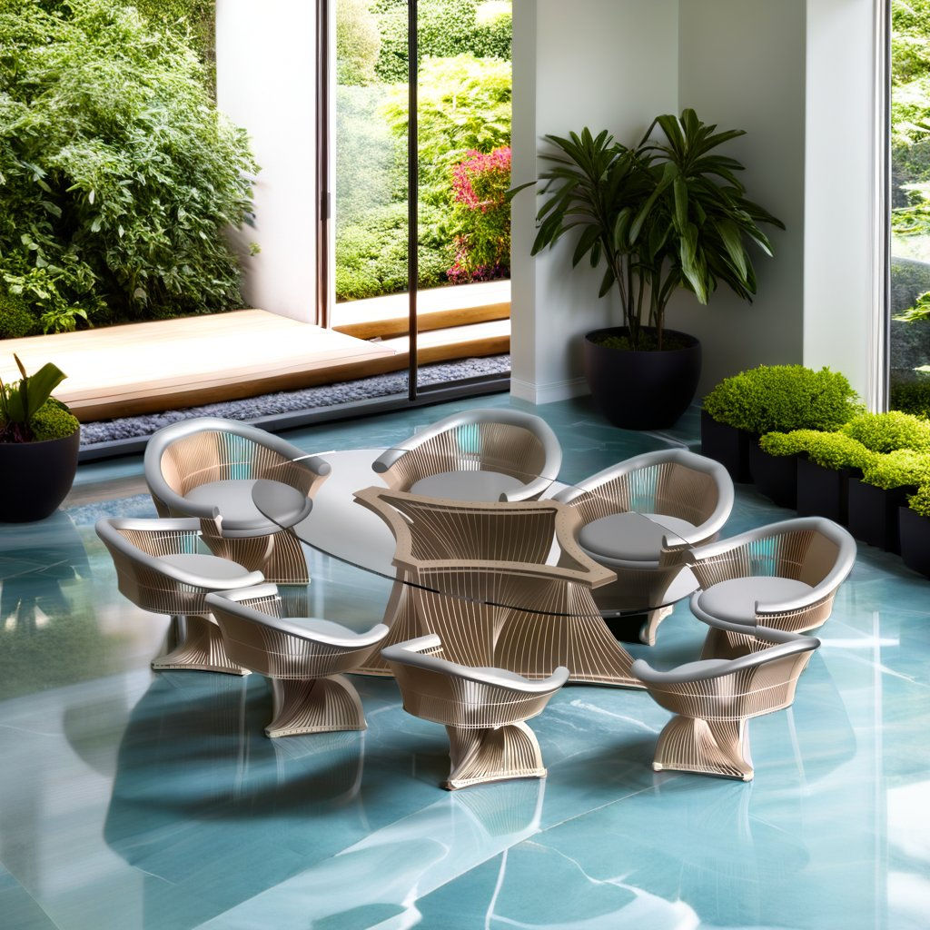 Dining Room Table Curvaceous LDF-SP-TPL-188010v3