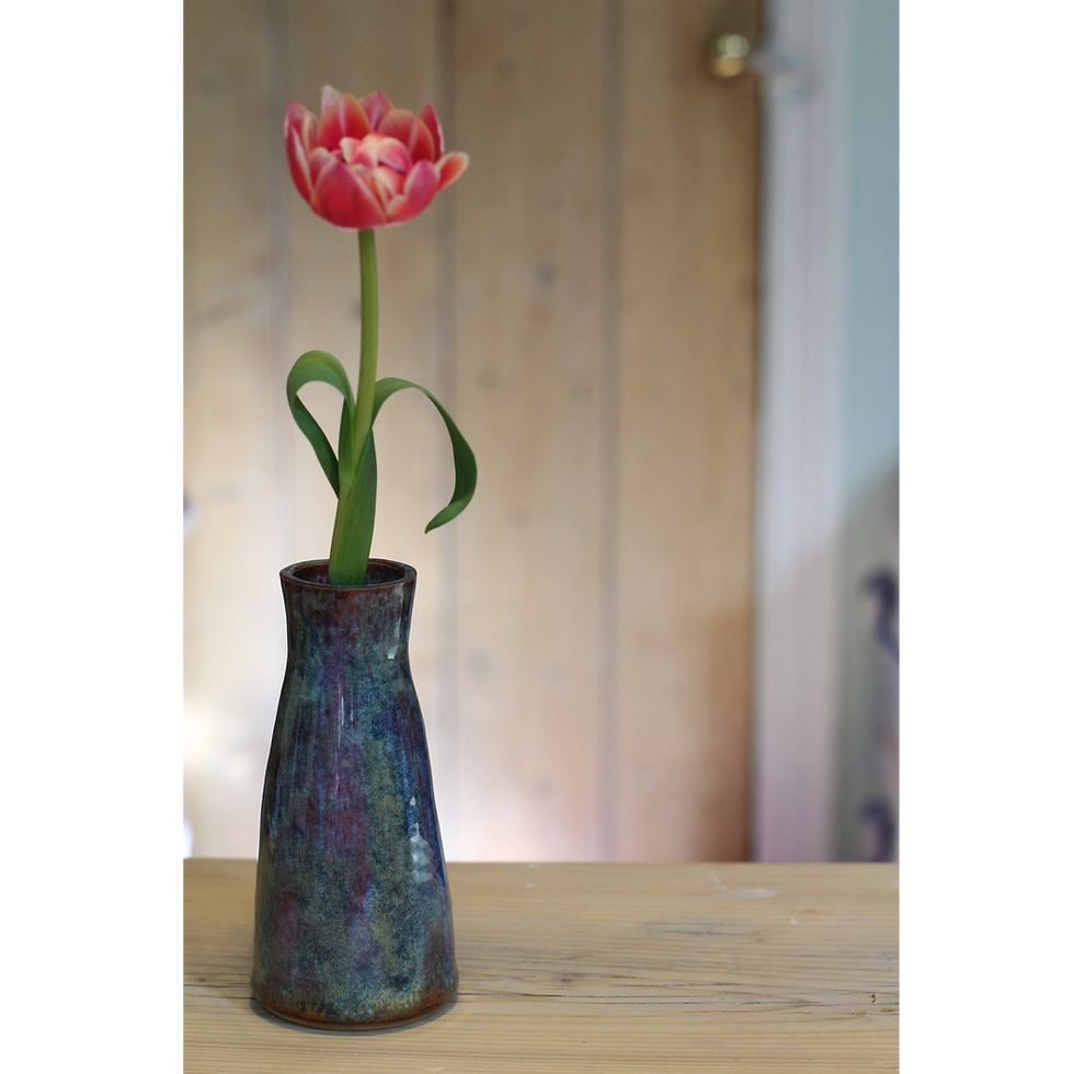 Thumbnail: Handthrown Stoneware Bud Vase | Bristol Pottery | Jen Makes Pots