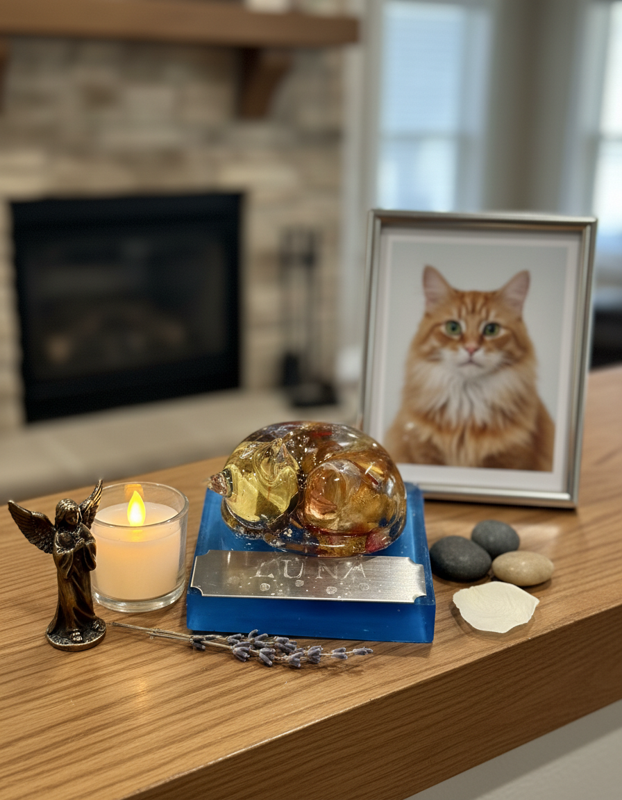 Thumbnail: Custom Pet Memorial Resin Figurine